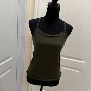Offline by Aerie Elegant Olive Camisole Top